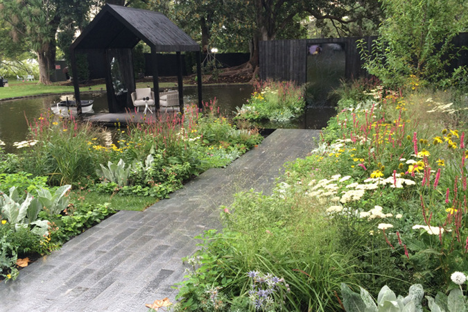 Reflection by Ian Barker Gardens won a Gold Medal