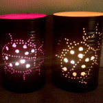 Ladybeetle candle holder