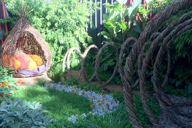 Kidsense by Fiona Webber placed 2nd in the Achievable Gardens section