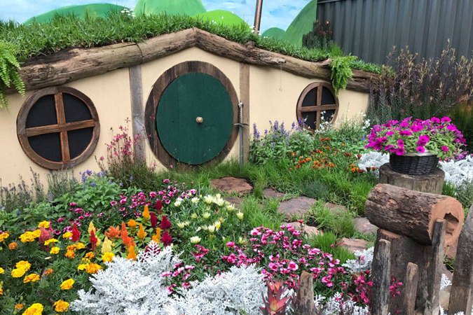 The incredibly cute Hobbit’s Retreat by Scott McKenzie in the Achievable Gardens section