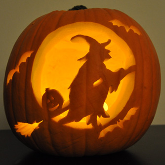 Carving pumpkin varieties are mostly hollow - perfect for carving great Halloween designs!