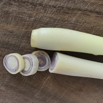 Lemongrass stalks ready to use in cooking